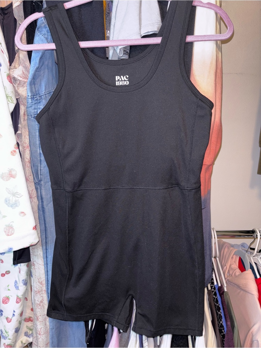 Pacsun athletic Black One-Piece Romper